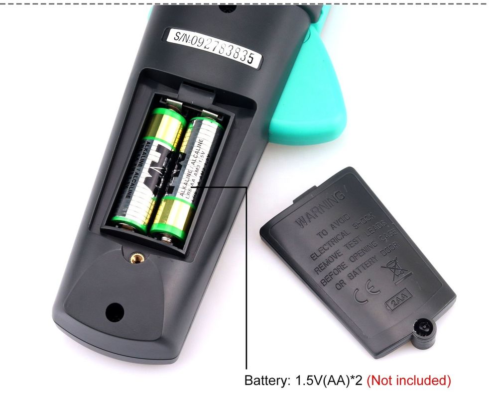 Componentes eléctricos ABS 300g Digital AC DC Clamp Meter Autónomo de alcance Multimetro verdadero Rms Ncv Ampímetro