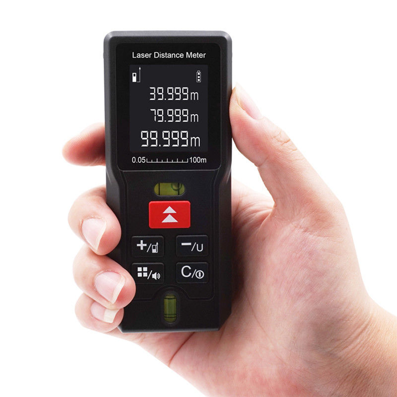 Medidor de distancia láser portátil Equipo eléctrico de medición de distancia Mini Medidores de distancia láser digitales portátiles 0.05-120m