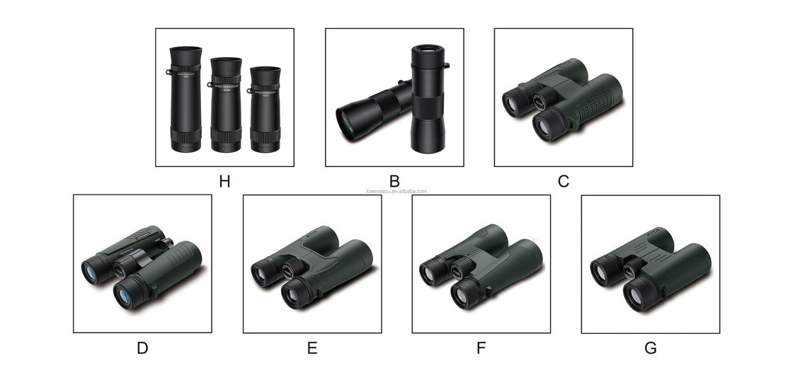 D Telescopio binocular Instrumentos de prueba de alcance térmico Escáner de código de barras de alcance láser Distanciómetro Binoculares de largo alcance