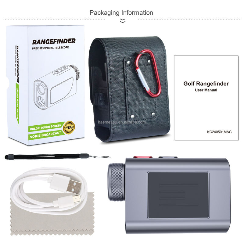 Telescopio de transmisión de datos Medidor de láser Medidor de distancia de golf Medidor de distancia de caza Medidor de distancia de golf Medidor de distancia de láser