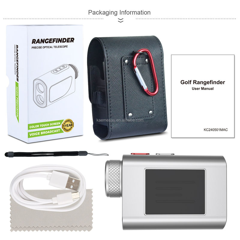 Telescopio de transmisión de datos Medidor de láser Medidor de distancia de golf Medidor de distancia de caza Medidor de distancia de golf Medidor de distancia de láser