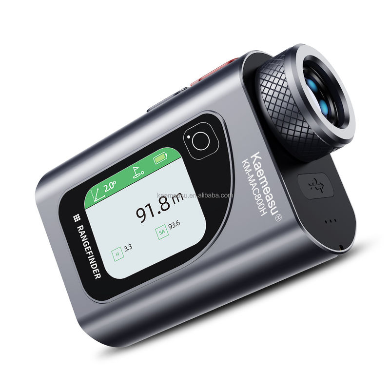 Dispositivo de medición digital de 600 m láser 95 * 63 * 38 mm telémetro inalámbrico para proyectos de ingeniería de caza de golf
