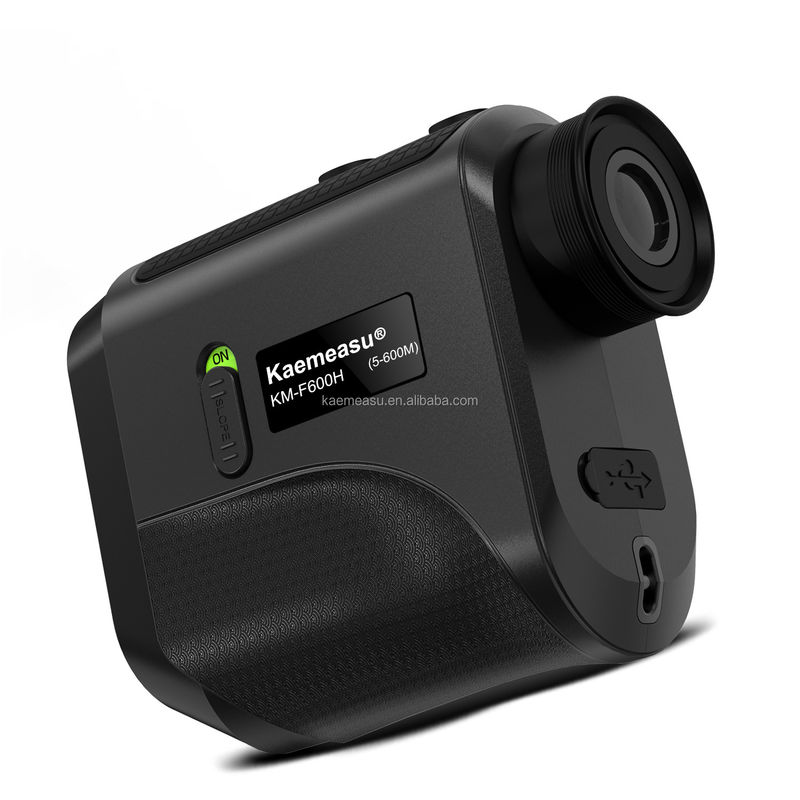 F Modelo Logotipo personalizado Golf Laser Rangefinder Función de vibración de pendiente Óptica clara para golfistas