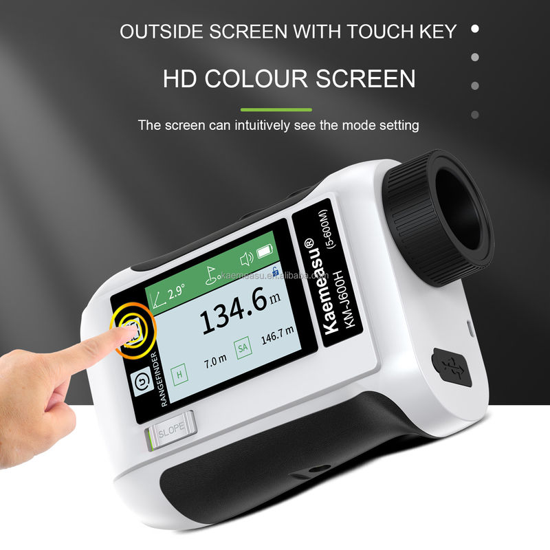J Finder de distancia láser de golf de pantalla LCD mejorada con rango de 1500 m e instrumentos ópticos
