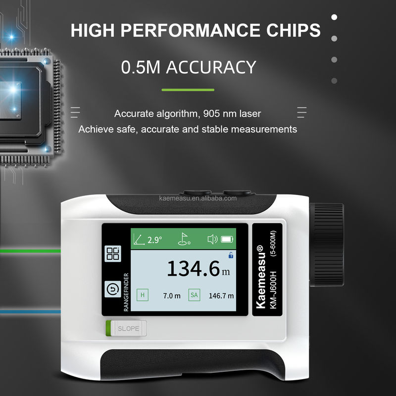 J Finder de distancia láser de golf de pantalla LCD mejorada con rango de 1500 m e instrumentos ópticos