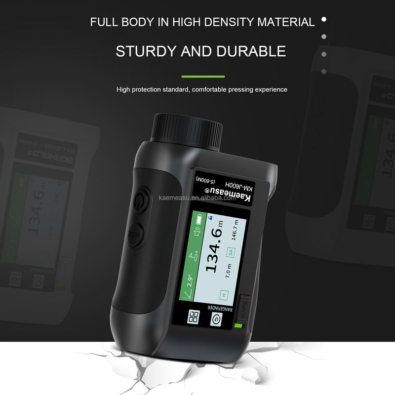 J600m Medidor de distancia láser recargable de lectura rápida Medidor de distancia láser pantalla LCD Almacenamiento de memoria Diseño portátil