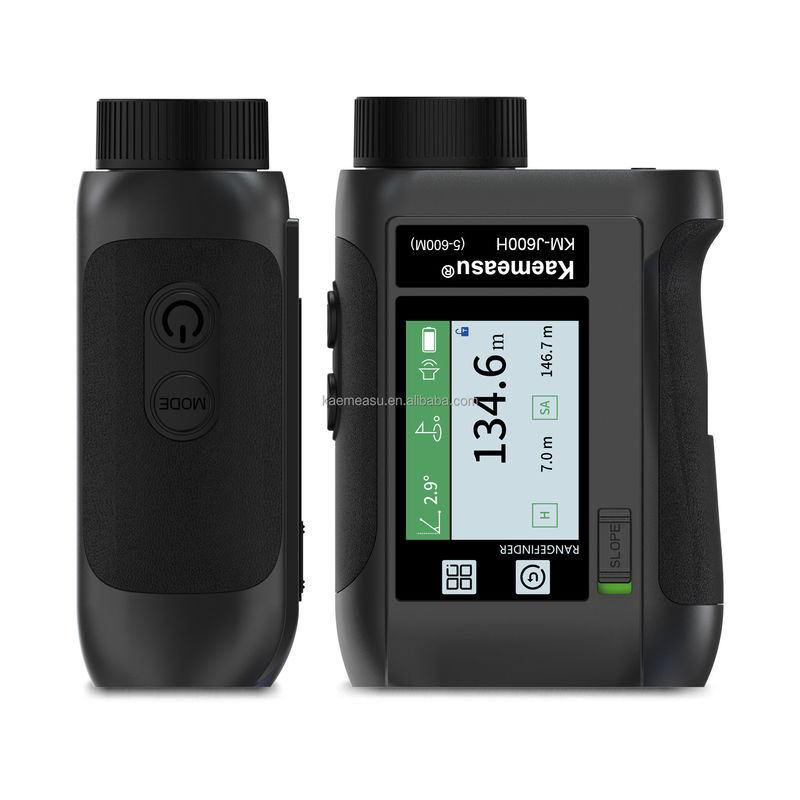 J600m Medidor de distancia láser recargable de lectura rápida Medidor de distancia láser pantalla LCD Almacenamiento de memoria Diseño portátil