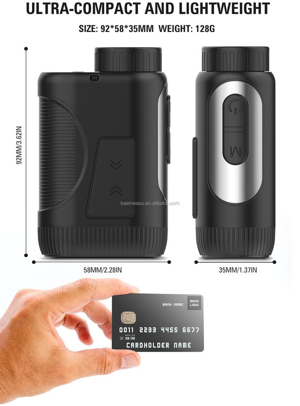 Apoyo personalizado OEM 1200m Golf Laser Rangefinder con protección de ingreso ip54 y base magnética