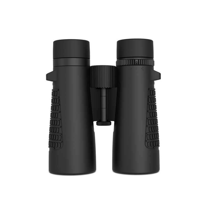 Prismáticos Kaemeasu C Model negros 10x42 HD a prueba de agua para adultos, prismáticos para observación de aves y senderismo, óptica con prisma BAK4, cuerpo de aleación de magnesio a prueba de golpes, visión clara y brillante