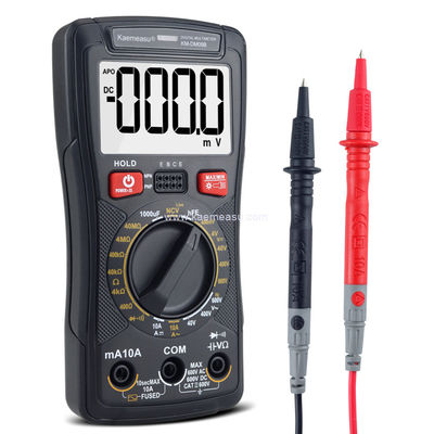 Kaemeasu 09B NCV Capacitante Voltímetro de Resistencia Multimetro Digital Clamp Meter