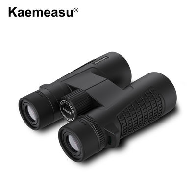 Prismáticos Kaemeasu C Model negros 10x42 HD a prueba de agua para adultos, prismáticos para observación de aves y senderismo, óptica con prisma BAK4, cuerpo de aleación de magnesio a prueba de golpes, visión clara y brillante
